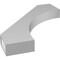 Ekena Millwork 3 1/2-in. W x 28-in. D x 34-in. H Westlake Architectural Grade PVC Knee Brace BRCP035X28X34WTL - alternate 6